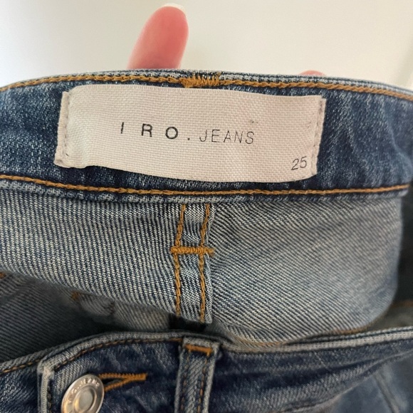 IRO Classic Blue Skinny Jeans with Stretch Fit size 25 EUC - Picture 7 of 11
